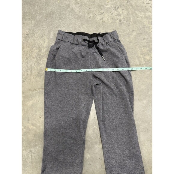 Lululemon On The Fly Pant 28" Heathered Black Gray Full-On® Luxtreme. Sz 2 - Picture 3 of 13